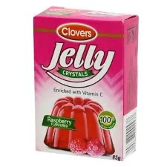 Clovers Jelly Crystal Raspberry 85g